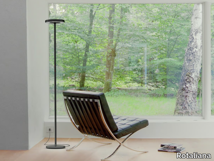 SOL - LED metal floor lamp _ Rotaliana