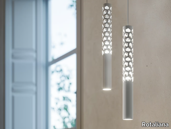 SQUIGGLE - LED aluminium pendant lamp _ Rotaliana