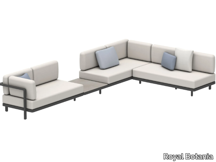 ALURA LOUNGE - Corner modular Batyline® garden sofa _ Royal Botania