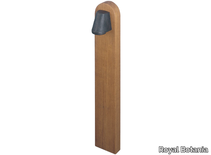 BEAMY - Teak bollard light _ Royal Botania