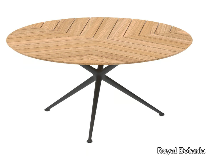 EXES - Round teak garden table _ Royal Botania