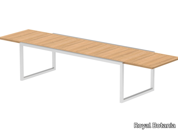 NINIX - Extending teak garden table _ Royal Botania