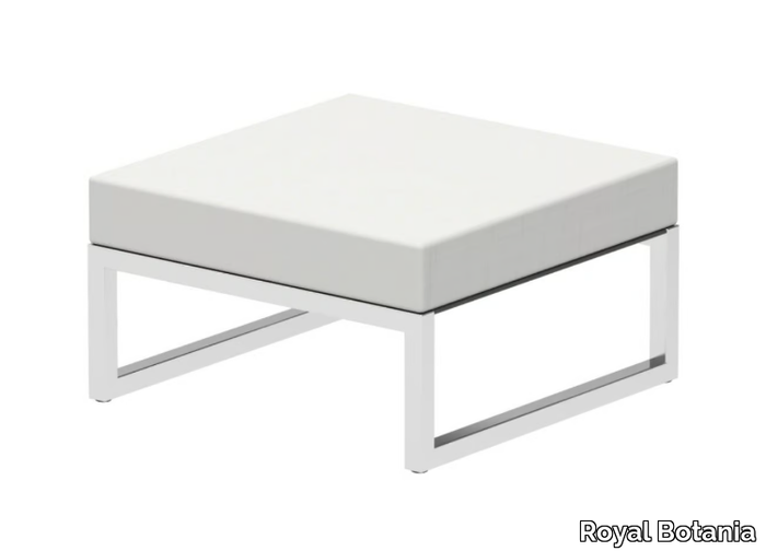 NINIX LOUNGE - Square Batyline® garden footstool _ Royal Botania