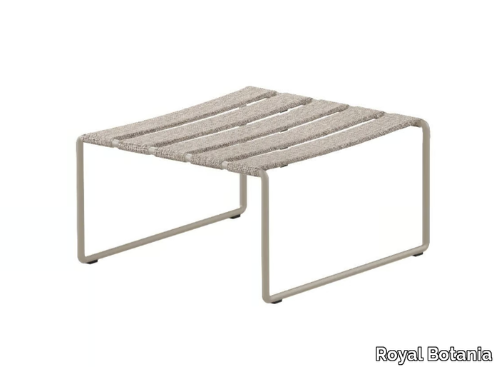 STRAPPY - Square fabric garden footstool _ Royal Botania