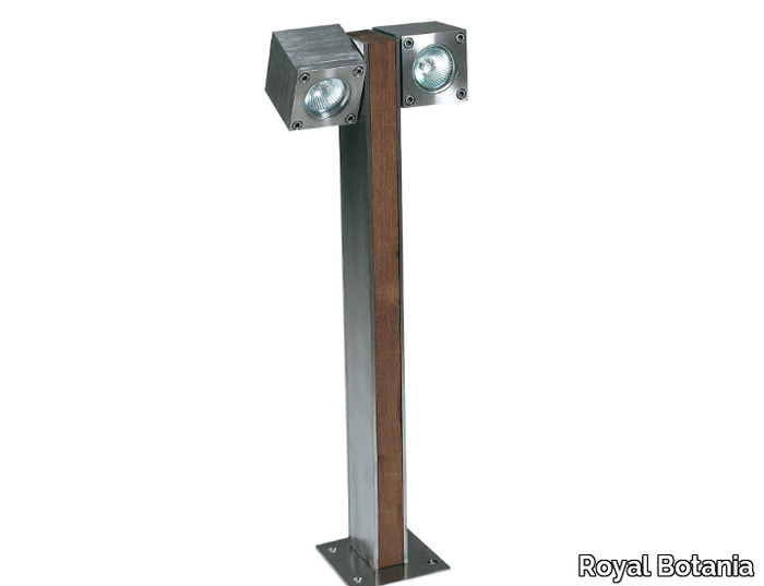 Q-BIC - Teak bollard light _ Royal Botania