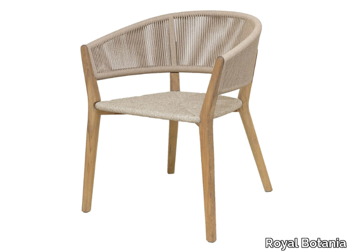 CARÉS - Batyline® garden chair with armrests _ Royal Botania