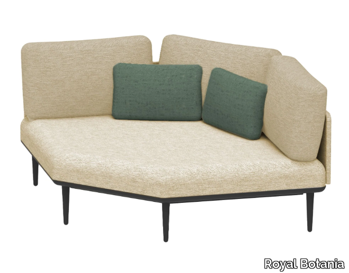 STYLETTO LOUNGE - 2 seater modular fabric garden sofa _ Royal Botania