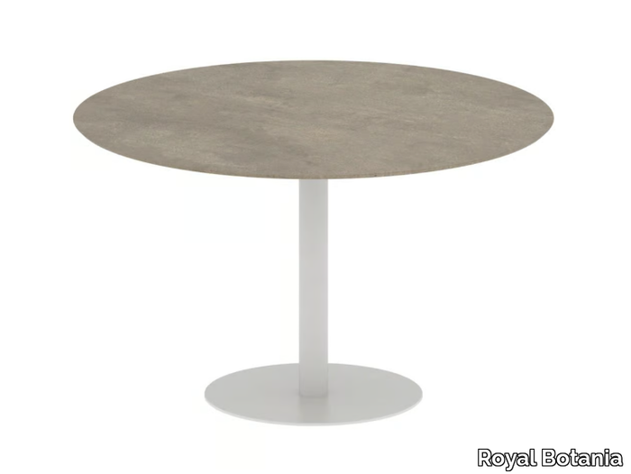 BUTLER - Round ceramic garden table _ Royal Botania