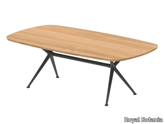 EXES - Rectangular teak garden table _ Royal Botania