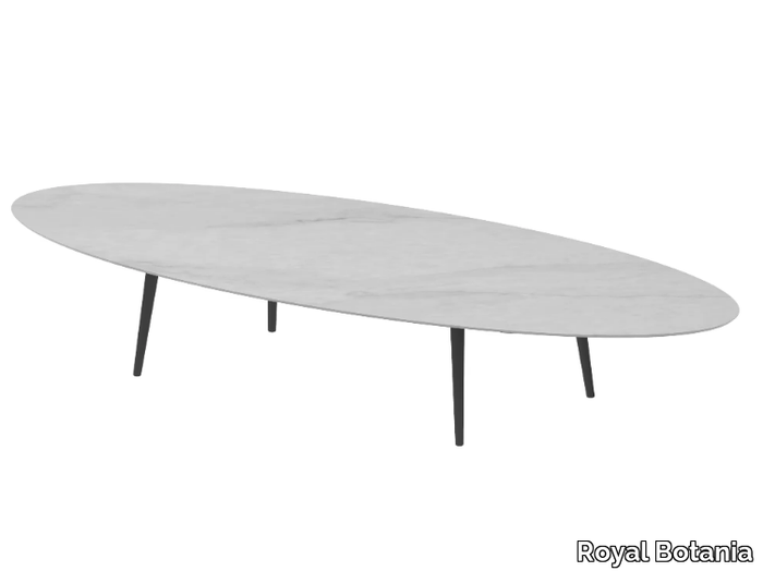 STYLETTO - Oval garden side table _ Royal Botania