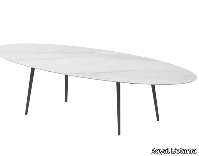 STYLETTO - Oval garden table _ Royal Botania