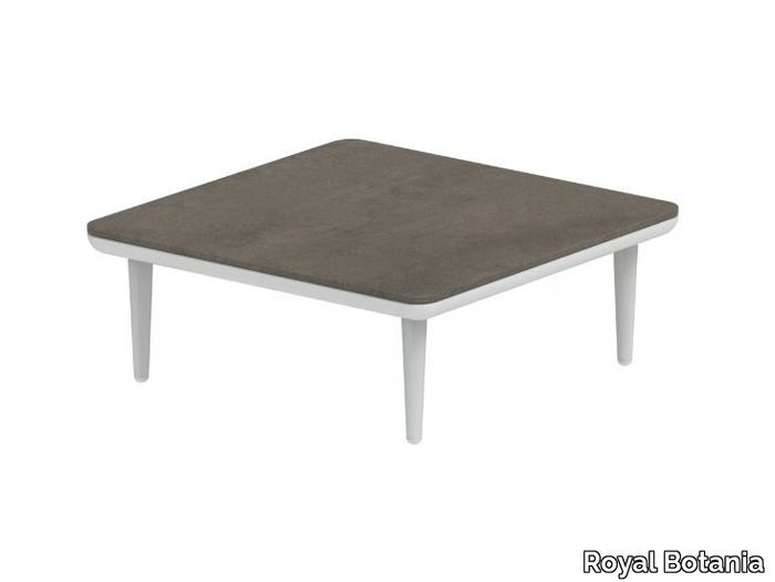 STYLETTO LOUNGE - Square low ceramic garden side table _ Royal Botania