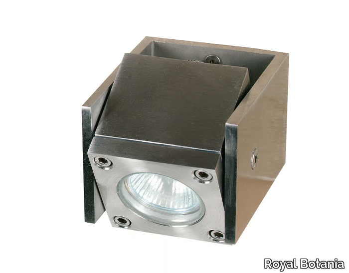 Q-BIC VD - Adjustable stainless steel Outdoor floodlight _ Royal Botania