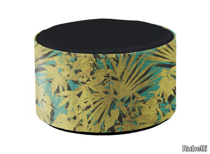 PILA POUF INDOOR - Round fabric pouf _ Rubelli