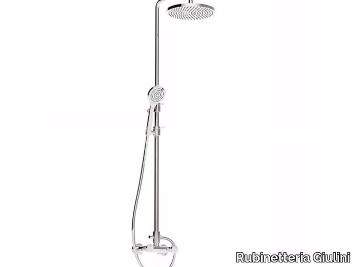 MYRING - FMR0107WC-S - Shower panel with hand shower with overhead shower _ Rubinetteria Giulini