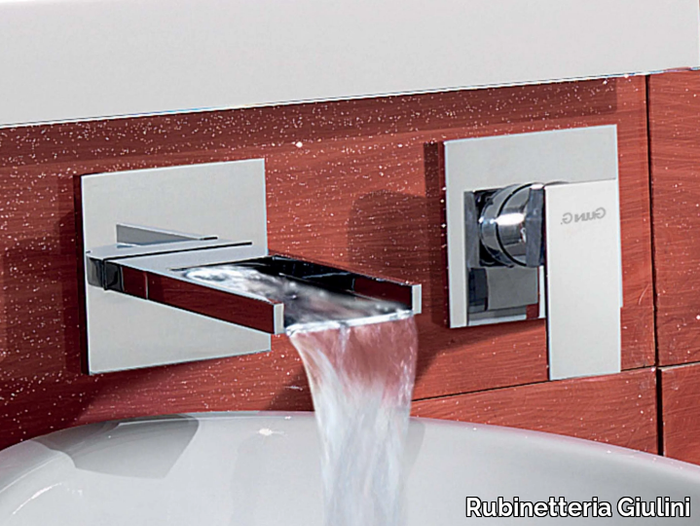 PABLOLUX - F9820-B1 - 2 hole wall-mounted washbasin mixer _ Rubinetteria Giulini