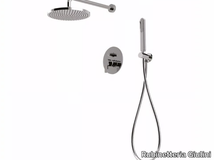 SURF - F5813KB - Shower mixer with hand shower with overhead shower _ Rubinetteria Giulini