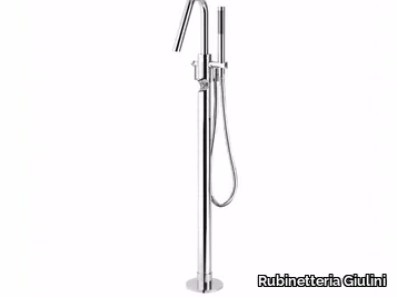 FUTURO - F6592 - Floor standing bathtub mixer with hand shower _ Rubinetteria Giulini