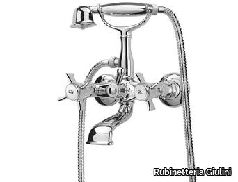 KENSINGTON - 3700 - 2 hole bathtub tap with hand shower _ Rubinetteria Giulini