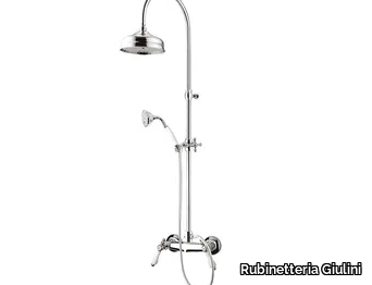 PRAGA - PRAGA CRYSTAL - F7507WC-S - Wall-mounted shower panel with overhead shower _ Rubinetteria Giulini