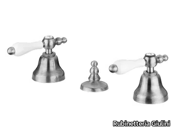 PRAGA - PRAGA CRYSTAL - F7513A - 3 hole countertop bidet tap _ Rubinetteria Giulini