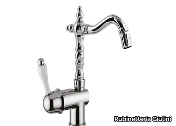 PRAGAMIX - PRAGAMIX CRYSTAL - F7529A - Countertop single handle bidet tap with swivel spout _ Rubinetteria Giulini