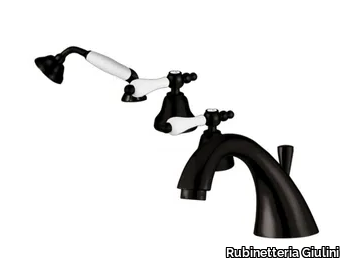 CLASSIC REVOLUTION - PRAGA - F7565CE - Deck mounted 4 hole bathtub tap _ Rubinetteria Giulini