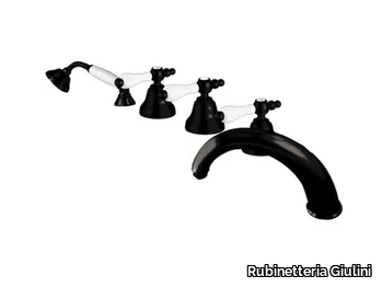 CLASSIC REVOLUTION - PRAGA - F7560CE - Deck mounted 5 hole bathtub tap _ Rubinetteria Giulini