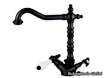 CLASSIC REVOLUTION - PRAGA - FS7556ACE - Washbasin mixer with adjustable spout with flexible hose _ Rubinetteria Giulini