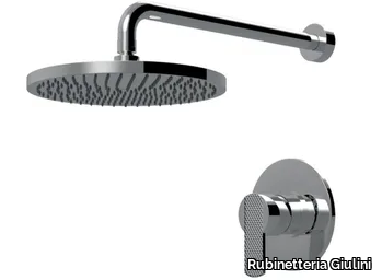 DELUXE - SURF - F5815WBDL - Recessed single handle shower set with overhead shower _ Rubinetteria Giulini