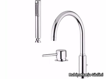 FUTURO - F6565BD - Bathtub set with diverter with hand shower _ Rubinetteria Giulini