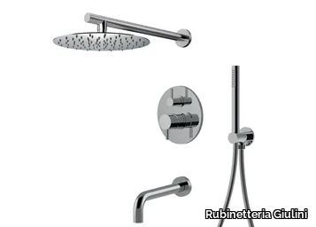 MY FUTURE - 5970 - Recessed stainless steel shower set _ Rubinetteria Giulini