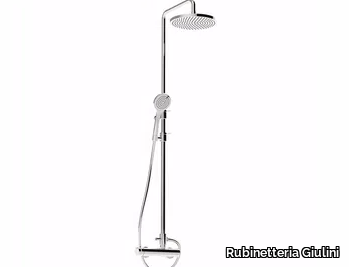 MYRING - FMR0008SWC-S - Wall-mounted shower panel with overhead shower _ Rubinetteria Giulini