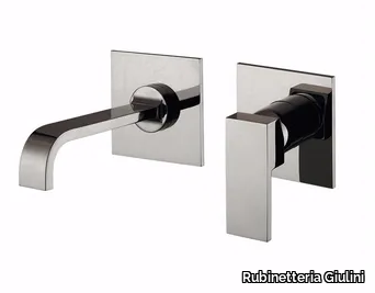 PABLOLUX - F9820-B3 - 2 hole wall-mounted single handle washbasin mixer _ Rubinetteria Giulini