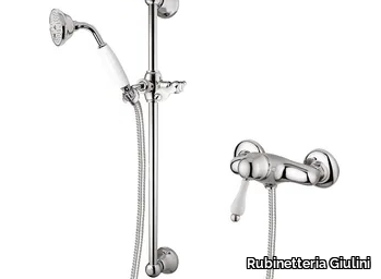 PRAGAMIX - PRAGAMIX CRYSTAL - F7524WS - Single handle shower tap with hand shower _ Rubinetteria Giulini