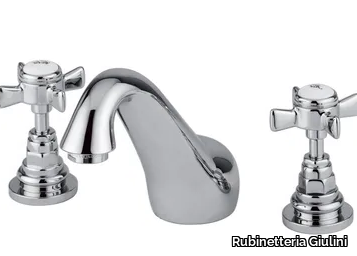 KENSINGTON - 3712A - 3 hole countertop washbasin tap _ Rubinetteria Giulini