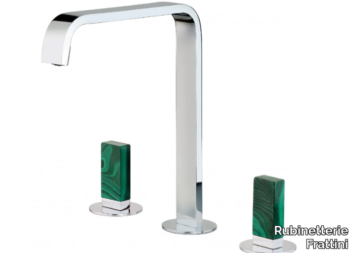 VITA DUE 53068VM - Washbasin mixer with individual rosettes without waste _ Rubinetterie Frattini