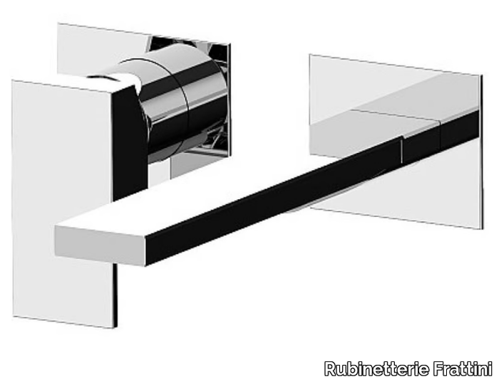 VITA DUE 35547A - Wall-mounted washbasin mixer without waste _ Rubinetterie Frattini