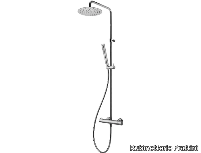 COLONNE DOCCIA 60625 - Thermostatic wall-mounted shower panel with hand shower _ Rubinetterie Frattini