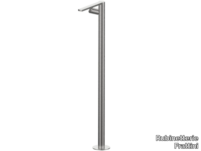 BORGIA 89595 - Floor standing single handle stainless steel washbasin mixer _ Rubinetterie Frattini