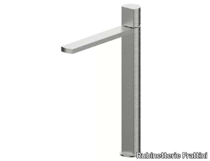 BORGIA 89065B - High single handle stainless steel washbasin mixer _ Rubinetterie Frattini