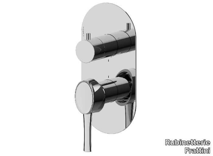 DELIZIA 58513V2 - Recessed shower mixer with diverter _ Rubinetterie Frattini