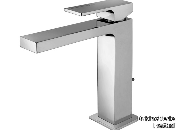 VITA 53054 - Countertop single handle washbasin mixer with pop up waste _ Rubinetterie Frattini