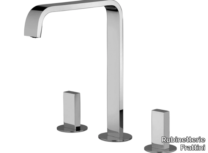 VITA 53068 - 3 hole washbasin mixer without waste _ Rubinetterie Frattini