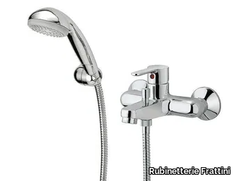 MOCCA 60002 - Wall-mounted bathtub mixer with hand shower _ Rubinetterie Frattini