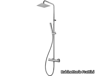 COLONNE DOCCIA 60126A - Wall-mounted shower panel with overhead shower _ Rubinetterie Frattini