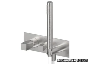 ALINE 49529V3 - Single handle stainless steel shower mixer with hand shower _ Rubinetterie Frattini