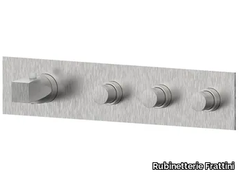 ALINE 49600V3 - 4 hole thermostatic stainless steel shower mixer _ Rubinetterie Frattini