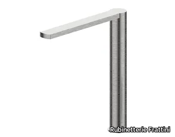 BORGIA 89889 - Deck-mounted stainless steel sink spout _ Rubinetterie Frattini