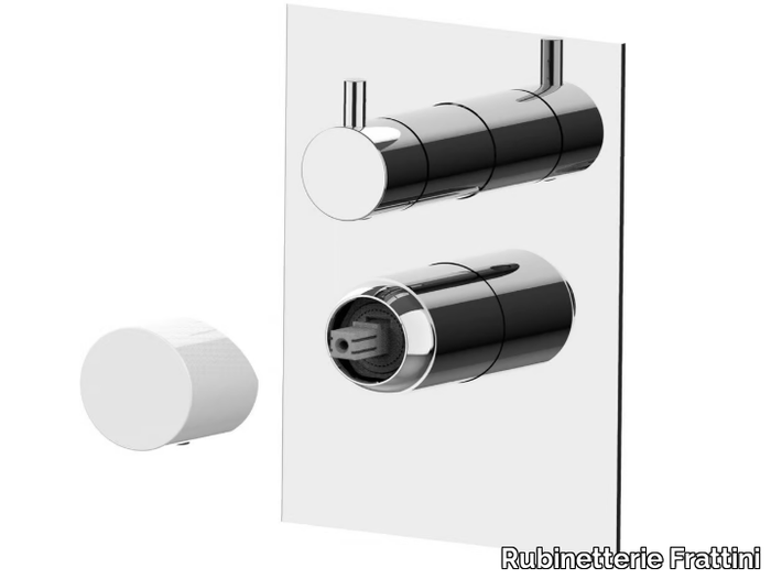 NARCISO S 78541S - Recessed shower mixer with plate _ Rubinetterie Frattini